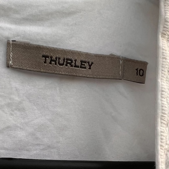 THURLEY Equator long sleeve Dress, size 10- Ivory - Picture 7 of 8